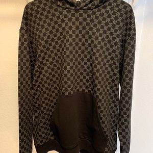 Moncler monogram print hoodie XL